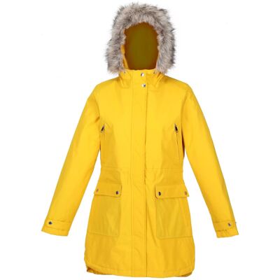 (14 UK, Sunset) Regatta Womens/Ladies Sabinka Faux Fur Trim Parka (14 UK, Sunset) Regatta Womens/Ladies Sabinka Faux Fur Trim Parka