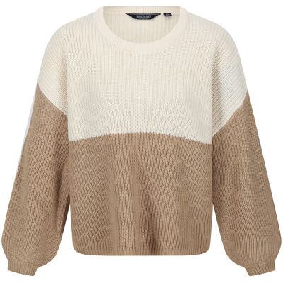(12 UK, Light Vanilla/Barleycorn) Regatta Womens/Ladies Kamaria Knitted Jumper (12 UK, Light Vanilla/Barleycorn) Regatta Womens/Ladies Kamaria Knitted Jumper