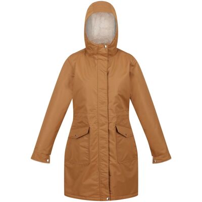 (12 UK, Rubber/Light Vanilla) Regatta Womens/Ladies Romine Waterproof Parka (12 UK, Rubber/Light Vanilla) Regatta Womens/Ladies Romine Waterproof Parka
