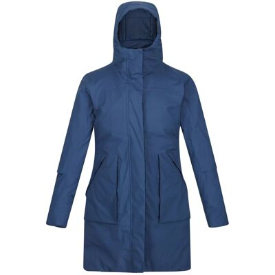 (12 UK, Dark Denim) Regatta Womens/Ladies Yewbank II Waterproof Parka (12 UK, Dark Denim) Regatta Womens/Ladies Yewbank II Waterproof Parka