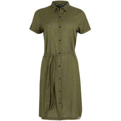 (12 UK, Four Leaf Clover) Regatta Womens/Ladies Rema Shirt Dress (12 UK, Four Leaf Clover) Regatta Womens/Ladies Rema Shirt Dress
