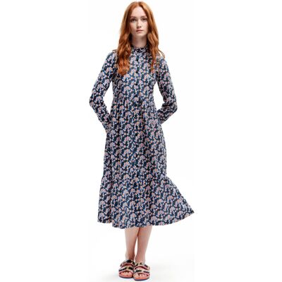 (UK 16, Water Floral) Regatta Womens Orla Kiely Long Sleeve High Neck Button Up (UK 16, Water Floral) Regatta Womens Orla Kiely Long Sleeve High Neck Button Up