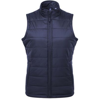 Premier Womens Recyclight Gilet - Navy - Small - Recycling Gilet Premier Womens Recyclight Gilet - Navy - Small - Recycling Gilet