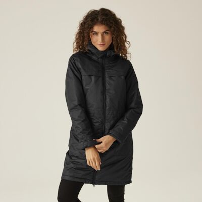 (8, Black) Regatta Womens RomineII Breathable Waterproof Parka Jacket (8, Black) Regatta Womens RomineII Breathable Waterproof Parka Jacket