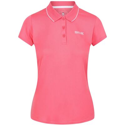 (10 UK, Tropical Pink) Regatta Womens/Ladies Maverick V Regular Short-Sleeved Po (10 UK, Tropical Pink) Regatta Womens/Ladies Maverick V Regular Short-Sleeved Po