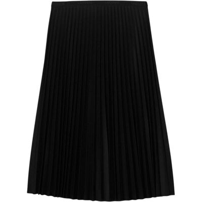 (XS, Black) Lacoste Womens/Ladies Pleated Midi Skirt (XS, Black) Lacoste Womens/Ladies Pleated Midi Skirt