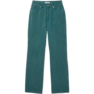 (25R, Green) Lacoste Womens/Ladies Natural Dyed Denim Straight Leg Jeans (25R, Green) Lacoste Womens/Ladies Natural Dyed Denim Straight Leg Jeans