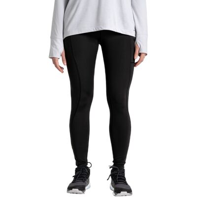 (20 UK R, Black) Craghoppers Womens/Ladies Kiwi Pro Plain Leggings (20 UK R, Black) Craghoppers Womens/Ladies Kiwi Pro Plain Leggings