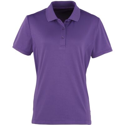 Premier M Purple Short Sleeve Pique Polo T-Shirt - Polo T-Shirt Premier M Purple Short Sleeve Pique Polo T-Shirt - Polo T-Shirt