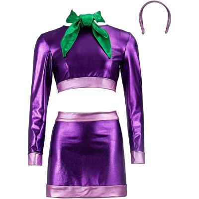 Unbranded (L) Women Daphne Inspired Retro Mini Skirt Set Vintage Costume Outfit Unbranded (L) Women Daphne Inspired Retro Mini Skirt Set Vintage Costume Outfit