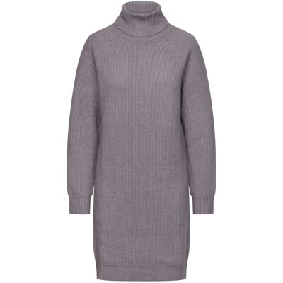 (8, Grey Marl) Trespass Womens Knitted Jumper Dress - Mattia (8, Grey Marl) Trespass Womens Knitted Jumper Dress - Mattia