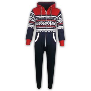 a2zkids (9-10 Years, Navy & Red) Kids Girls Boys Aztec Snowflake Print Hooded Onesie All a2zkids (9-10 Years, Navy & Red) Kids Girls Boys Aztec Snowflake Print Hooded Onesie All