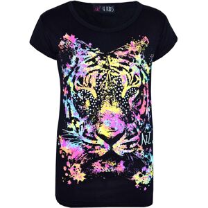 a2zkids (11-12 Years) Girls Top Tiger Face Print Stylish Fahsion Trendy T Shirt New Age a2zkids (11-12 Years) Girls Top Tiger Face Print Stylish Fahsion Trendy T Shirt New Age