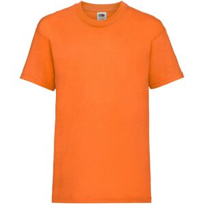 Fruit Of The Loom (Orange, Dec-13) Childrens Valueweight T-Shirt Fruit Of The Loom (Orange, Dec-13) Childrens Valueweight T-Shirt