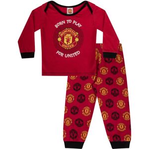 (Red, 18-24 Months) Manchester United Baby Pyjamas Long Boys Kids Official Footb (Red, 18-24 Months) Manchester United Baby Pyjamas Long Boys Kids Official Footb