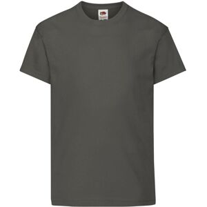 (5-6 Years, Light Graphite) Fruit Of The Loom Childrens/Kids Original Short Slee (5-6 Years, Light Graphite) Fruit Of The Loom Childrens/Kids Original Short Slee