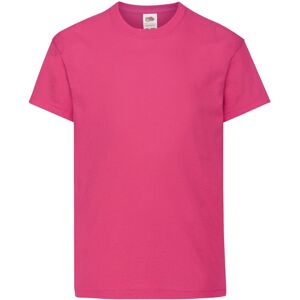 (5-6 Years, Fuchsia) Fruit Of The Loom Childrens/Kids Original Short Sleeve T-Sh (5-6 Years, Fuchsia) Fruit Of The Loom Childrens/Kids Original Short Sleeve T-Sh