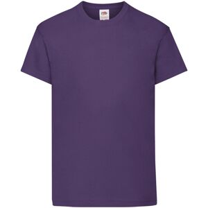 (9-11 Years, Purple) Fruit Of The Loom Childrens/Kids Original Short Sleeve T-Sh (9-11 Years, Purple) Fruit Of The Loom Childrens/Kids Original Short Sleeve T-Sh