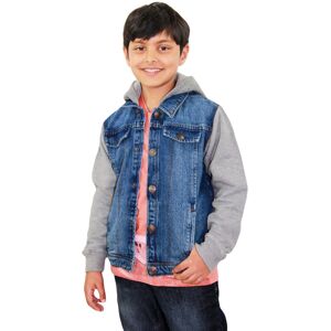 a2zkids (11-12 Years, Dark Blue) Boys Denim Dark Blue Hooded Jacket 2-13 Years a2zkids (11-12 Years, Dark Blue) Boys Denim Dark Blue Hooded Jacket 2-13 Years