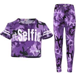 a2zkids (7-8 Years, #Selfie Purple) Kids Girls Camo Print Crop Top Legging Set 7-13 Yr a2zkids (7-8 Years, #Selfie Purple) Kids Girls Camo Print Crop Top Legging Set 7-13 Yr