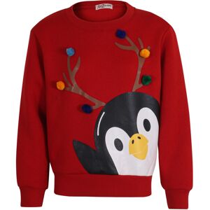 a2zkids (5-6 Years, Red) Kids Girls Boys School Christmas Jumper Sweatshirt a2zkids (5-6 Years, Red) Kids Girls Boys School Christmas Jumper Sweatshirt