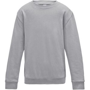 True Face (7/8 Years, Grey) Kids Sweatshirt Crew Neck Plain Lightweight Jumper True Face (7/8 Years, Grey) Kids Sweatshirt Crew Neck Plain Lightweight Jumper