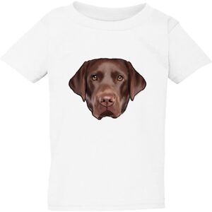Gildan (2XL / 6T / 5-6 YO) Cute Brown Labrador Dog Head White Kids Boys Girls T Shirt T Gildan (2XL / 6T / 5-6 YO) Cute Brown Labrador Dog Head White Kids Boys Girls T Shirt T