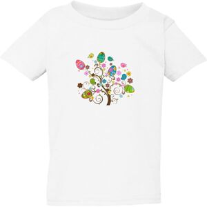 Gildan (XL / 5T / 4-5 YO) Happy Cute Easter Colourful Egg Tree White Kids Boys Girls T Gildan (XL / 5T / 4-5 YO) Happy Cute Easter Colourful Egg Tree White Kids Boys Girls T