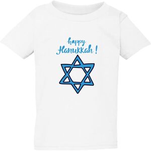 Gildan (Small / 2T / 1-2 YO) Israel Blue Flag Symbol Happy Hanukkah White Kids Boys Gir Gildan (Small / 2T / 1-2 YO) Israel Blue Flag Symbol Happy Hanukkah White Kids Boys Gir