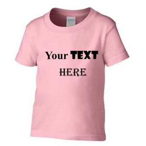 Gildan (Pink, 2XL / 6T / 5-6 YO) Personalised Customised Boys Girls Kids Custom Printed Gildan (Pink, 2XL / 6T / 5-6 YO) Personalised Customised Boys Girls Kids Custom Printed