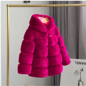 Xcsgsra (Rose, 6-7 Years) Kids Girls Rabbit Fur Coat Padded Winter Jacket UK Xcsgsra (Rose, 6-7 Years) Kids Girls Rabbit Fur Coat Padded Winter Jacket UK