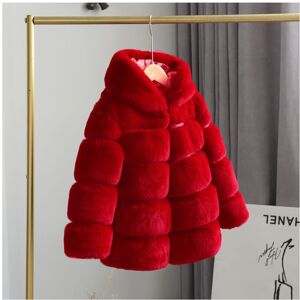 Xcsgsra (Red, 8-9 Years) Kids Girls Rabbit Fur Coat Padded Winter Jacket UK Xcsgsra (Red, 8-9 Years) Kids Girls Rabbit Fur Coat Padded Winter Jacket UK