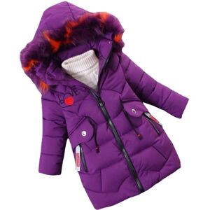Unbranded (Purple, 11-12 Years) Kids Girls Long Coat Jacket Hooded Winter Warm Unbranded (Purple, 11-12 Years) Kids Girls Long Coat Jacket Hooded Winter Warm
