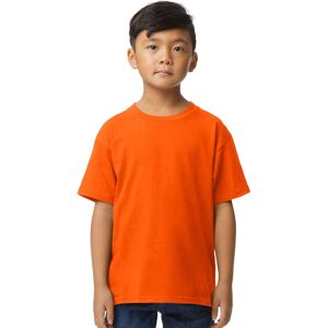 (9-11 Years, Orange) Gildan Childrens/Kids Midweight Soft Touch T-Shirt (9-11 Years, Orange) Gildan Childrens/Kids Midweight Soft Touch T-Shirt