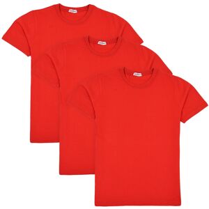 a2zkids (5-6 Years, Red) Boys Girls Pack Of 3 PE School Plain T Shirts a2zkids (5-6 Years, Red) Boys Girls Pack Of 3 PE School Plain T Shirts