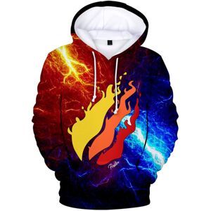 Unbranded (11-12 Years) Kids Boys Girls Prestonplayz Flame Pattern Hoodies Sweatshirt 3D P Unbranded (11-12 Years) Kids Boys Girls Prestonplayz Flame Pattern Hoodies Sweatshirt 3D P