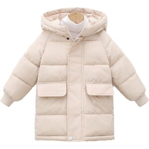 Xcsgsra (Beige, 5-6 Years) Girls Kids Coat Winter Warm Hooded Parka Jacket Xcsgsra (Beige, 5-6 Years) Girls Kids Coat Winter Warm Hooded Parka Jacket