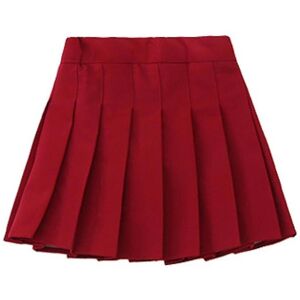 Unbranded Girls High Waisted Pleated Zip Tennis Style Skater Mini Skirt (kids) Unbranded Girls High Waisted Pleated Zip Tennis Style Skater Mini Skirt (kids)