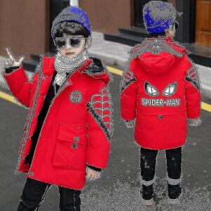 Unbranded (red, 140cm (8-9years)) Kids Boys Spiderman Hooded Jacket Winter Coat Parka Oute Unbranded (red, 140cm (8-9years)) Kids Boys Spiderman Hooded Jacket Winter Coat Parka Oute