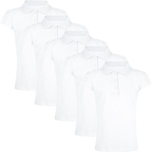 a2zkids (13-14 Years, White 5 Pack) Girls T Shirts Polo Summer Fashion Tank Top Tees a2zkids (13-14 Years, White 5 Pack) Girls T Shirts Polo Summer Fashion Tank Top Tees