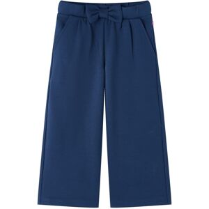 VidaXL (128) Kids' Pants Toddler Trousers with Pockets Clothes Pants with Wide Legs Nav VidaXL (128) Kids' Pants Toddler Trousers with Pockets Clothes Pants with Wide Legs Nav