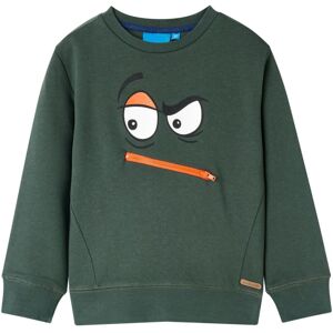 VidaXL (104) Kids' Sweatshirt Long Sleeves Toddler Tops Pullover Top Face Print Dark Gr VidaXL (104) Kids' Sweatshirt Long Sleeves Toddler Tops Pullover Top Face Print Dark Gr