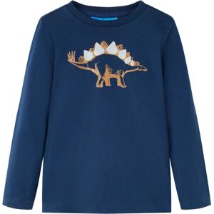 VidaXL (navy blue, 92) Kids' T-shirt with Long Sleeves Children's T Shirt Tops Tee Dino VidaXL (navy blue, 92) Kids' T-shirt with Long Sleeves Children's T Shirt Tops Tee Dino