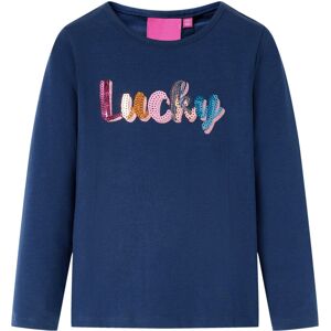 VidaXL (navy blue, 92) Kids' T-shirt with Long Sleeves Children's T Shirt Tops Tee Sequ VidaXL (navy blue, 92) Kids' T-shirt with Long Sleeves Children's T Shirt Tops Tee Sequ