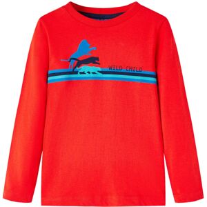 VidaXL (red, 92) Kids' T-shirt with Long Sleeves Children T Shirt Tee Wild Animal Print VidaXL (red, 92) Kids' T-shirt with Long Sleeves Children T Shirt Tee Wild Animal Print