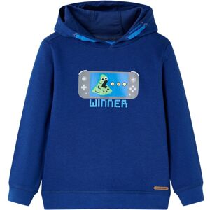 VidaXL (128) Kids' Hooded Sweatshirt Children Pullover Hoodie Game Console Print Dark B VidaXL (128) Kids' Hooded Sweatshirt Children Pullover Hoodie Game Console Print Dark B