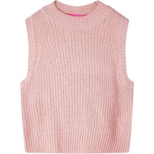 VidaXL (104) Kids' Sweater Children Vest Sleeveless Sweater Tank Top Knitted Light Pink VidaXL (104) Kids' Sweater Children Vest Sleeveless Sweater Tank Top Knitted Light Pink