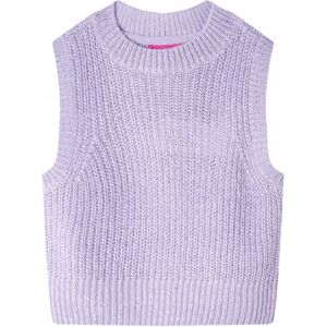 VidaXL (92) Kids' Sweater Children Vest Sleeveless Sweater Tank Top Knitted Light Lilac VidaXL (92) Kids' Sweater Children Vest Sleeveless Sweater Tank Top Knitted Light Lilac