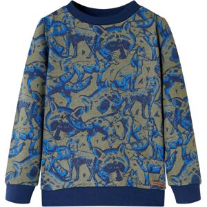 VidaXL (92) Kids' Sweatshirt Children's Long Sleeves Pullover Top Raccoon Print Khaki VidaXL (92) Kids' Sweatshirt Children's Long Sleeves Pullover Top Raccoon Print Khaki