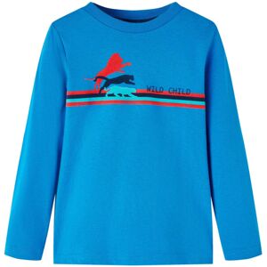 VidaXL (blue, 104) Kids' T-shirt with Long Sleeves Children T Shirt Tee Wild Animal Pri VidaXL (blue, 104) Kids' T-shirt with Long Sleeves Children T Shirt Tee Wild Animal Pri
